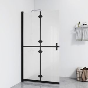 VidaXL Inloopdouchewand inklapbaar 70x190 cm esg-glas mat