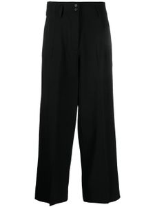 Alberto Biani pantalon de tailleur à coupe ample - Noir