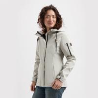 Travelin&apos; Women - softshell jacket - Zand - Maat XL