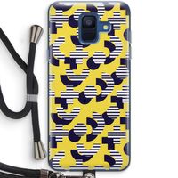 8-bit N°3: Samsung Galaxy A6 (2018) Transparant Hoesje met koord