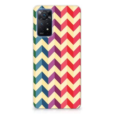Xiaomi Redmi Note 11 Pro 5G | TPU bumper | Zigzag Multi Color Xiaomi Redmi Note 11 Pro 5G | TPU bumper | Zigzag Multi Color
