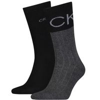 Calvin Klein 2 stuks Colorblock Rib Socks - thumbnail