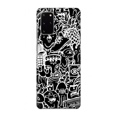 Vexx Black Mixtape: Volledig geprint Samsung Galaxy S20 Plus Hoesje