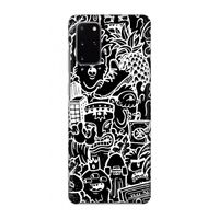 Vexx Black Mixtape: Volledig geprint Samsung Galaxy S20 Plus Hoesje