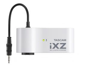 Tascam iXZ microfoon- en gitaarinterface voor iPad/iPhone/iPod