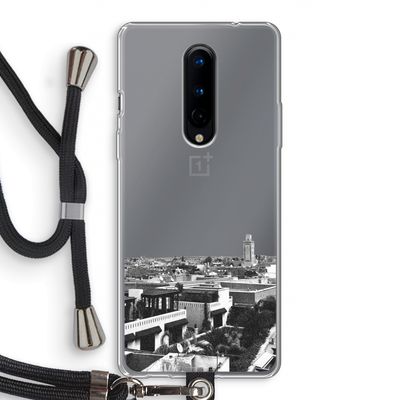 Marrakech Skyline : OnePlus 8 Transparant Hoesje met koord