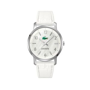 Horlogeband Lacoste 2000631 / LC-41-3-14-2223 Leder Wit 20mm