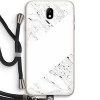 Biggest stripe: Samsung Galaxy J7 (2017) Transparant Hoesje met koord