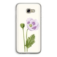 Purple poppy: Samsung Galaxy A5 (2017) Transparant Hoesje
