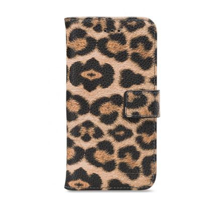 My Style - Samsung Galaxy A02s Hoesje - Flex Wallet Luipaard Bruin