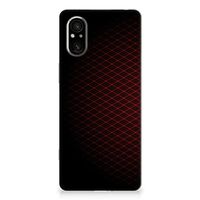 Sony Xperia 5 V TPU bumper Geruit Rood