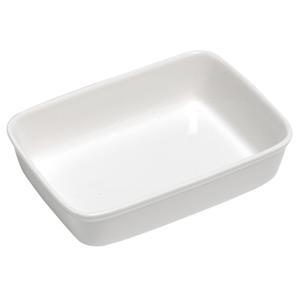 Rechthoekige porseleinen ovenschaal - 4 liter - 30 x 21 x 6 cm - Ovenschotel schalen