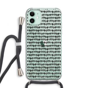 Crazy shapes: iPhone 11 Transparant Hoesje met koord