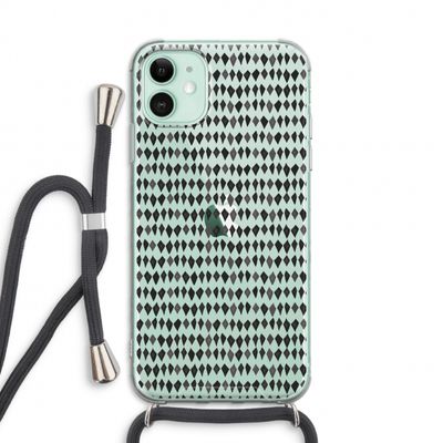 Crazy shapes: iPhone 11 Transparant Hoesje met koord