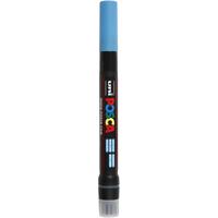 Uni-Posca Posca marker, afm pcf350, lijndikte 1-10 mm, kwast, lichtblauw, 1 stuk