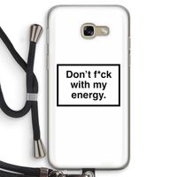 My energy: Samsung Galaxy A5 (2017) Transparant Hoesje met koord
