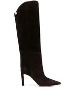 Jimmy Choo bottes Alizze à bout pointu 85 mm - Marron