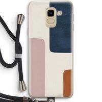 Geo #5: Samsung Galaxy J6 (2018) Transparant Hoesje met koord
