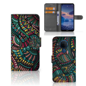 Nokia 5.4 Telefoon Hoesje Aztec