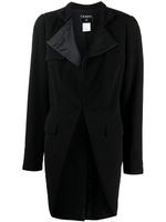 CHANEL Pre-Owned manteau à col montant (2006) - Noir