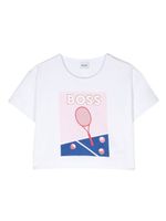 BOSS Kidswear t-shirt à imprimé graphique - Blanc