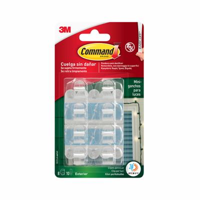 Haak voor ophanging 3M Transparant Plastic (8 Stuks) Haak voor ophanging 3M Transparant Plastic (8 Stuks)