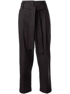 3.1 Phillip Lim pantalon crop à ceinture nouée - Noir