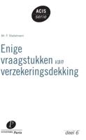 Enige vraagstukken van verzekeringsdekking (Paperback)