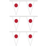 3x stuks japan landen punt vlaggetjes 5 meter