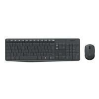 Toetsenbord en draadloze muis Logitech 920-007919 Zwart