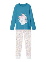 Name It Name It Meisjes Pyjama Lang Unicorn Blauw - thumbnail