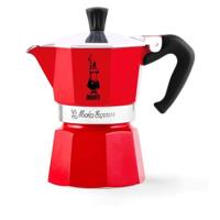 Italiaanse koffiezetter - BIALETTI - La Mokina - Geschikt voor alle kookplaten behalve inductie - 1 kopje - 40 ml - Rood