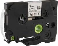 Huismerk Label Tape voor Brother TZe-221 | 9 mm x 8 m | Zwart op Wit - 1 stuk