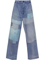 Polo Ralph Lauren pantalon ample à design patchwork - Bleu