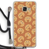 Croissant: Samsung Galaxy A3 (2016) Transparant Hoesje met koord