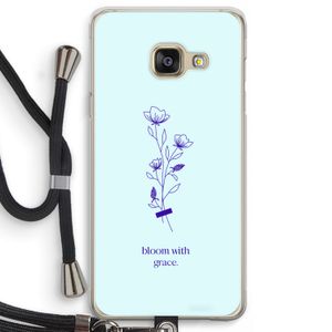 Bloom with grace: Samsung Galaxy A3 (2016) Transparant Hoesje met koord