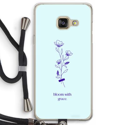 Bloom with grace: Samsung Galaxy A3 (2016) Transparant Hoesje met koord
