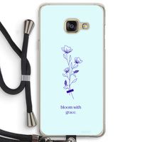 Bloom with grace: Samsung Galaxy A3 (2016) Transparant Hoesje met koord