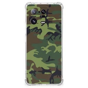 Xiaomi 13 Pro Doorzichtige Silicone Hoesje Army Dark