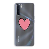 Hartje: Oppo A91 Transparant Hoesje