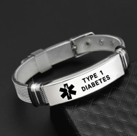 Armband diabetes type 1 identificatie - Nieuw Sasha - Spiritueelboek.nl