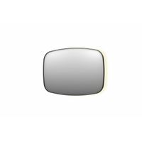 INK SP30 spiegel - 120x4x80cm contour in stalen kader incl indir LED - verwarming - color changing - dimbaar en schakelaar - mat zwart 8409760
