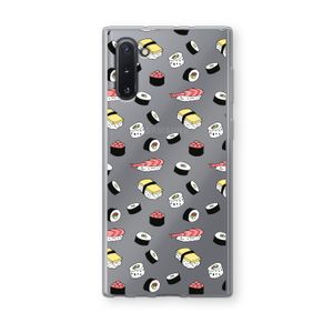Sushi time: Samsung Galaxy Note 10 Transparant Hoesje