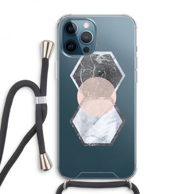 Creatieve toets: iPhone 12 Pro Max Transparant Hoesje met koord