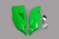 UFO PLAST Side covers ufo kawasaki green