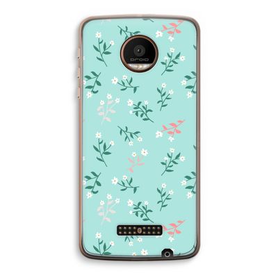 Small white flowers: Motorola Moto Z Force Transparant Hoesje