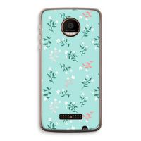 Small white flowers: Motorola Moto Z Force Transparant Hoesje