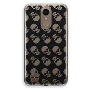 Musketon Skulls: LG K10 (2017) Transparant Hoesje