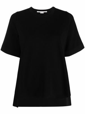 Stella McCartney t-shirt Strong Silhouette à manches courtes - Noir