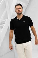 Quotrell Couture Elijah Polo Heren Zwart/Wit - Maat S - Kleur: Zwart | Soccerfanshop